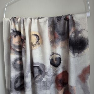 NWT Cashmere Nordstrom Scarf Wrap Shawl Cream Terracotta Peach Grey Lightweight